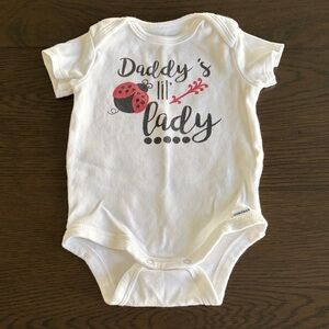 Gerbers Daddy’s Lil Lady 🐞 Onesie (Buy 1, Get 1 Free)
